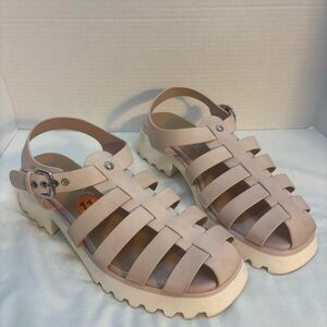 Sugar Women's Light Pink Chunky Sandals